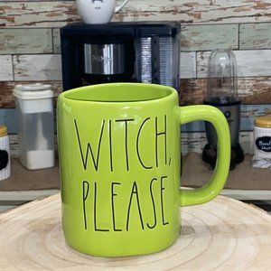 Rae Dunn Halloween "Witch, Please" Mug
